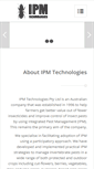 Mobile Screenshot of ipmtechnologies.com.au
